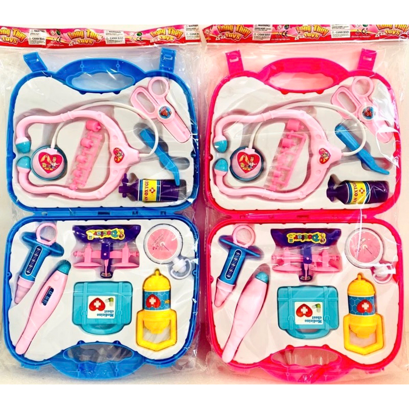 Đồ chơi khay Vali bác sĩ nhiều chi tiết cho bé thích làm bác sỹ, khám bệnh LT503-08