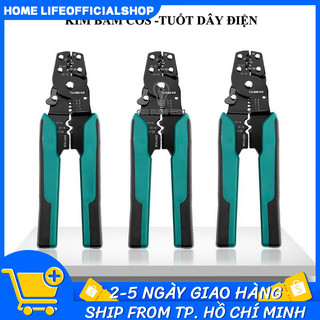 Kìm Đa Năng,Kìm bấm cos và tuốt dây điện đa năng 22-28