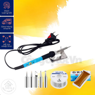 Bộ mỏ hàn chỉnh nhiệt - combo mỏ hàn 936, mỏ hàn thiếc màu xanh điều chỉnh nhiệt độ tq936 60w mẫu 1 -> 3