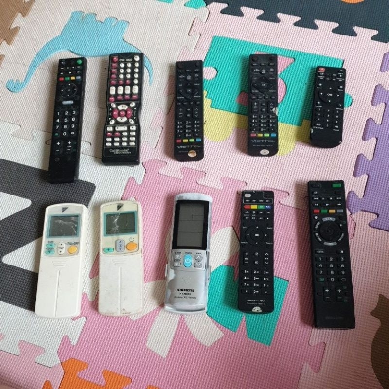 Remote tivi, máy lạnh