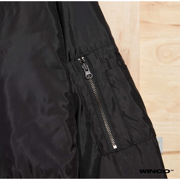 Áo khoác chính hãng Kangol Black bomber Jacket