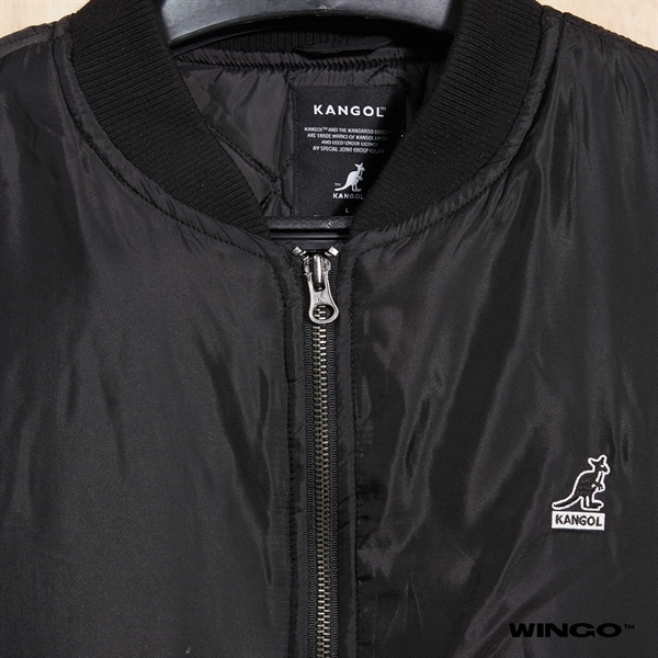 Áo khoác chính hãng Kangol Black bomber Jacket