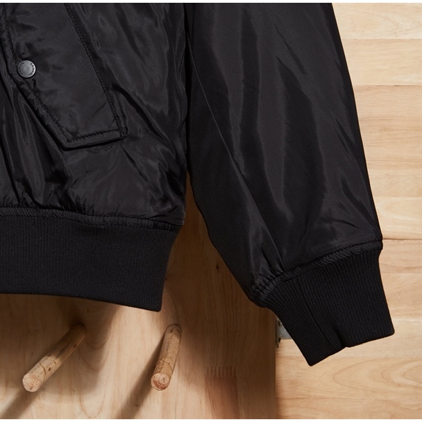 Áo khoác chính hãng Kangol Black bomber Jacket