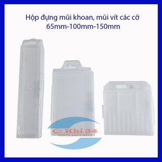 Hộp nhựa đựng mũi khoan, mũi vít các kích cỡ 65mm-100mm-150mm tiện dụng