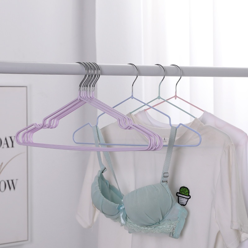 Móc treo quần áo người lớn, trẻ em chống trượt móc phơi đồ inox bọc nhựa thiết kế đẹp độ bền cao - Takora