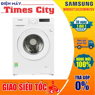 Máy giặt 8kg samsung ww80t3020ww/sv digital inverter