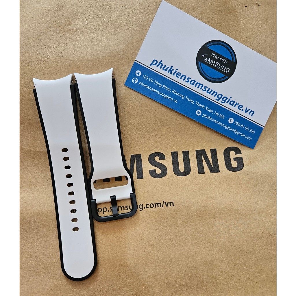 Dây đeo thể thao hai tông màu của samsung Galaxy Watch 5/watch 4/ Size S/M-Chính hãng