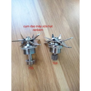 Bộ Lưỡi dao kèm gioăng của Máy làm sữa hạt Ranbem 735H 735i 769S khắc phục lỗi chẩy nước