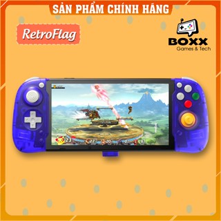 Tay cầm điều khiển Retroflag cho Nintendo Switch Oled có Analog Hall Effect, Gyro, Turbo