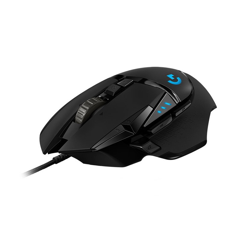 Chuột game có dây Logitech G502 Hero - Cảm biến Hero 25k, RGB, 11 nút lập trình - Hàng Chính Hãng