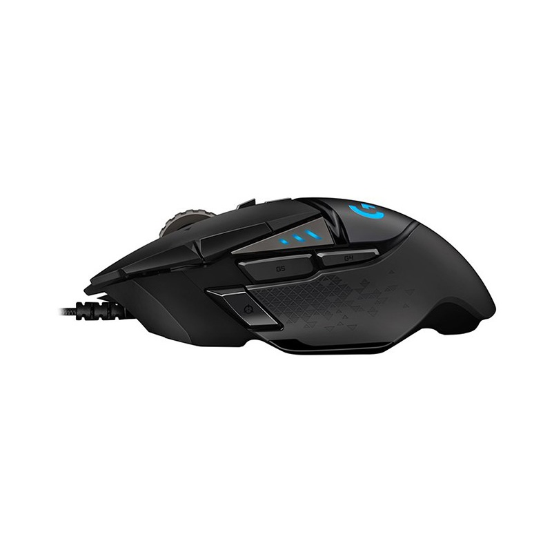 Chuột game có dây Logitech G502 Hero - Cảm biến Hero 25k, RGB, 11 nút lập trình - Hàng Chính Hãng