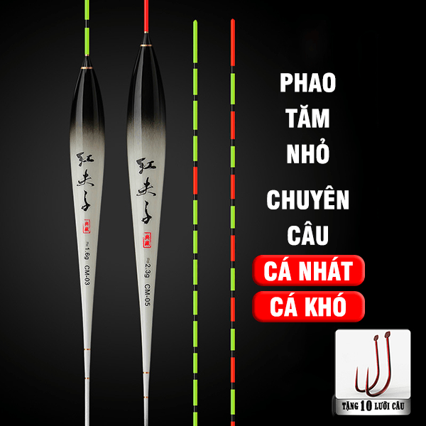Phao Chuyên Cá Nhát Cá Khó Câu Đài Câu Đơn Làm Từ Chất Liệu Cao Cấp