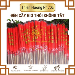 Đèn cầy cúng ngoài trời gió  không tắt 2 cây