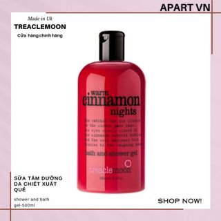 Gel tắm Treaclemoon tinh dầu Quế 500ML