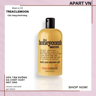 Gel tắm Treaclemoon mật ong 500ML