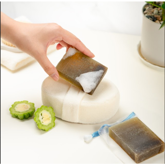Xà Phòng Khổ Qua Bigami Giảm Mụn Lưng 100% Thiên Nhiên 100gr