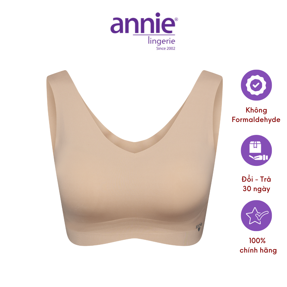 Áo bra đúc su tập gym annie lingerie Bra 8551 có mút nâng ngực, đệm mềm mịn, co giãn thoải mái
