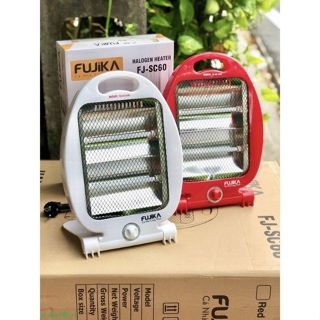 Máy sưởi - Đèn sưởi Fujika FJ-60A 2 có tấm lưới cách nhiệt an toàn, chế độ tự ngắt, Tiện Lợi Cho Gia Đình