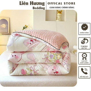 Chăn đũi xơ đậu nành mùa đông ấm áp nhập khẩu loại 1, chăn mền mùa đông nhập khẩu mềm mịn thoáng mát ( size 2mx2m3 )