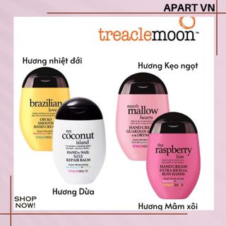 [Tặng bông tẩy trang 80 miếng] Kem dưỡng da tay và móng giúp da mềm mịn Treaclemoon 75ml