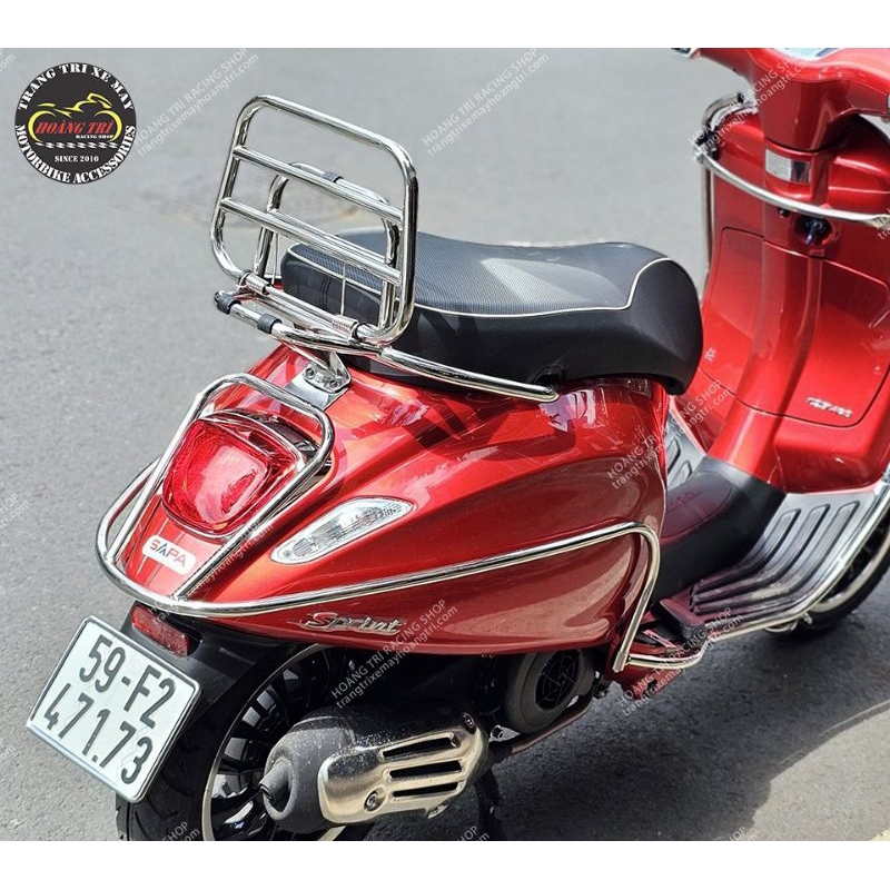 Baga Trước , Baga tựa lưng Vespa: Sprint/Primavera /LX/S