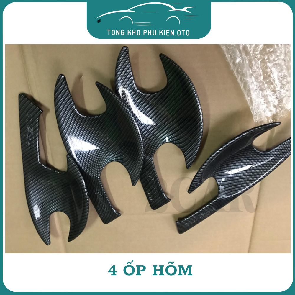 Ốp tay nắm, hõm cửa CARBON xe Mazda 2, Mazda 3, Cx5 , Mazda 6, Cx8 vân cacbon cao cấp