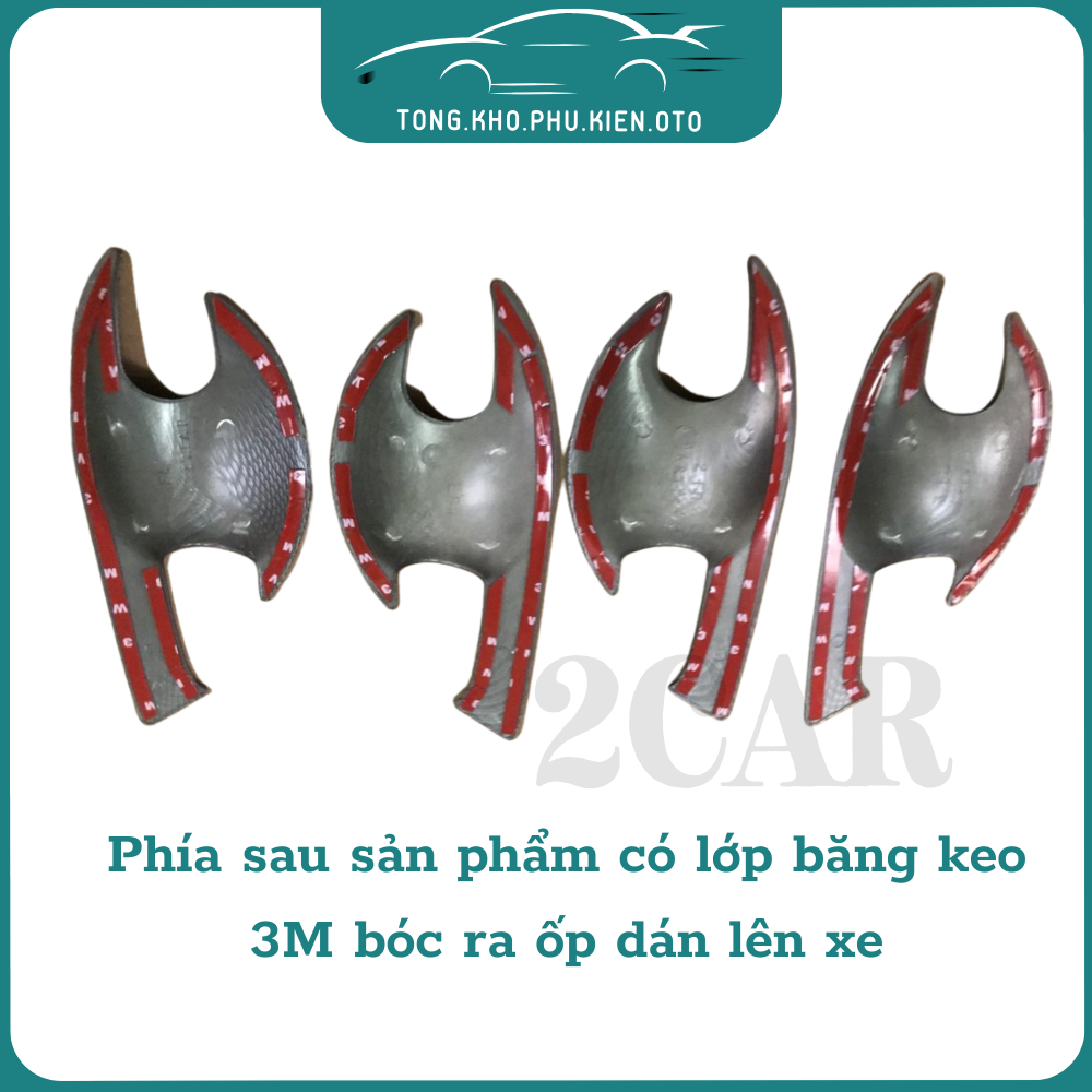 Ốp tay nắm, hõm cửa CARBON xe Mazda 2, Mazda 3, Cx5 , Mazda 6, Cx8 vân cacbon cao cấp