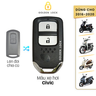 K59 chìa khóa thông minh smartkey Honda AB, Vision, Lead, Vario