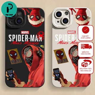 Ốp lưng iphone Marvel Spiderman cho máy iphone 6 7 8 Plus X Xr XsM 11 12 13 14 15 ProMax PND PhoneCase CL161