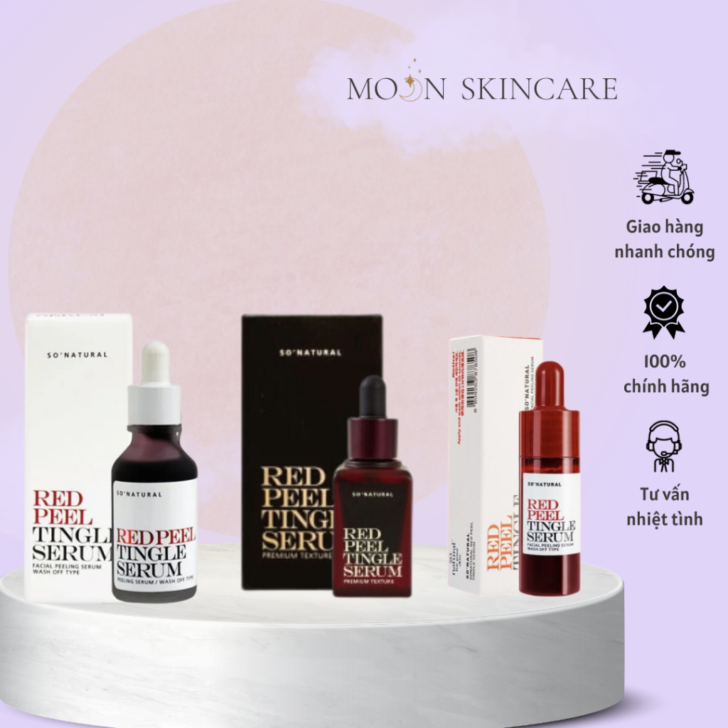 Tinh Chất Tái Tạo Da So'Natural Red Peel Tingle Serum