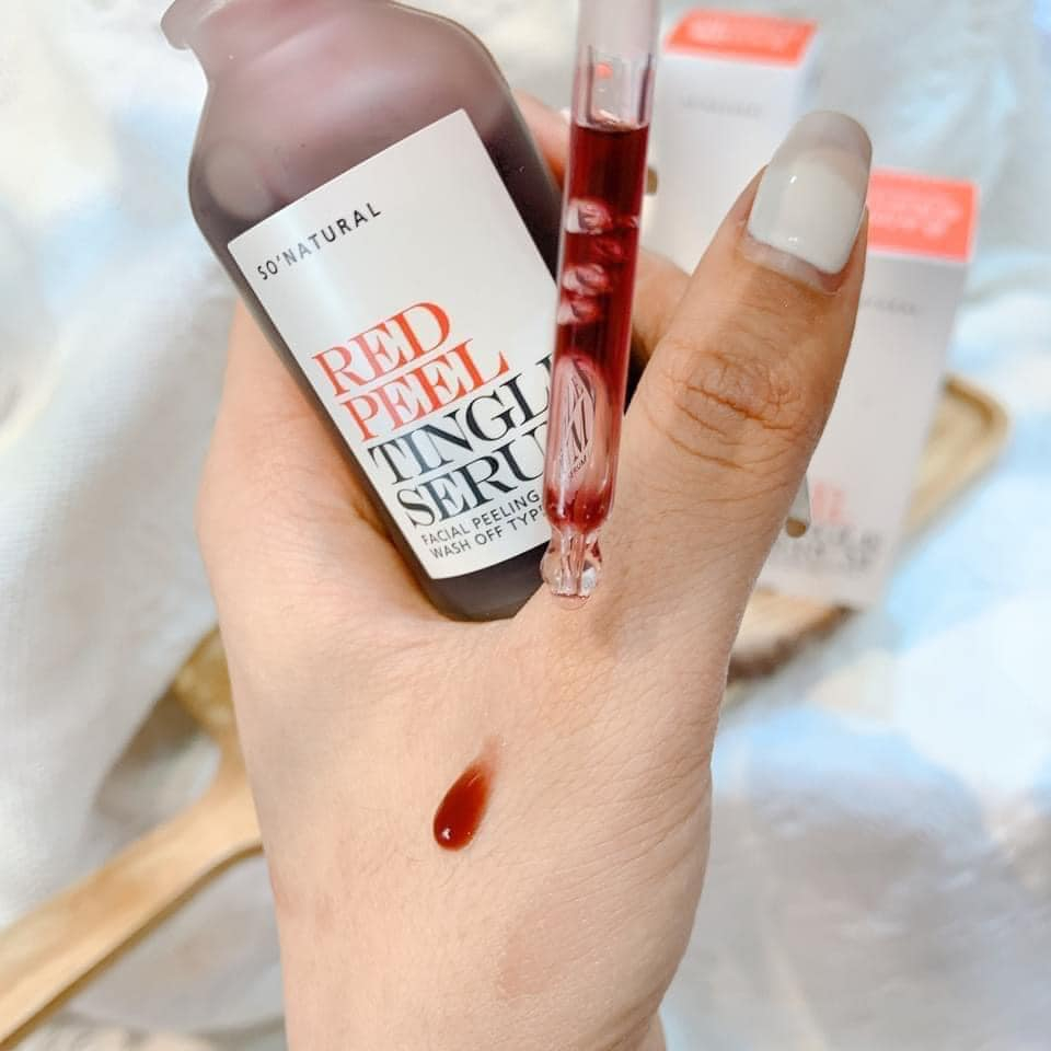 Tinh Chất Tái Tạo Da So'Natural Red Peel Tingle Serum