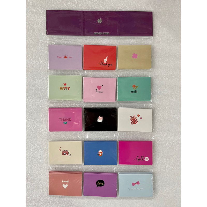 Vỉ Thiệp cảm ơn, chúc mừng sinh nhật .