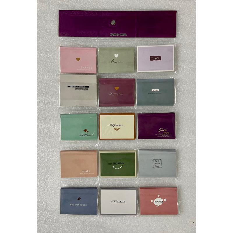 Vỉ Thiệp cảm ơn, chúc mừng sinh nhật .