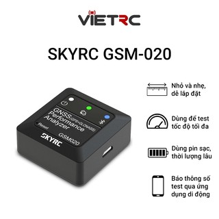 Đồng hồ đo tốc độ bằng gps skyrc gsm-020 gnss dùng cho tàu/xe/máy bay điều khiển từ xa