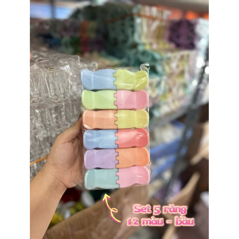 Kẹp tóc 3 răng 5 răng