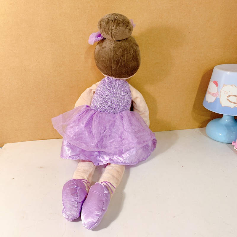 Búp bê ba lê chân dài tím mộng mơ thú nhồi bông đồ chơi dễ thương