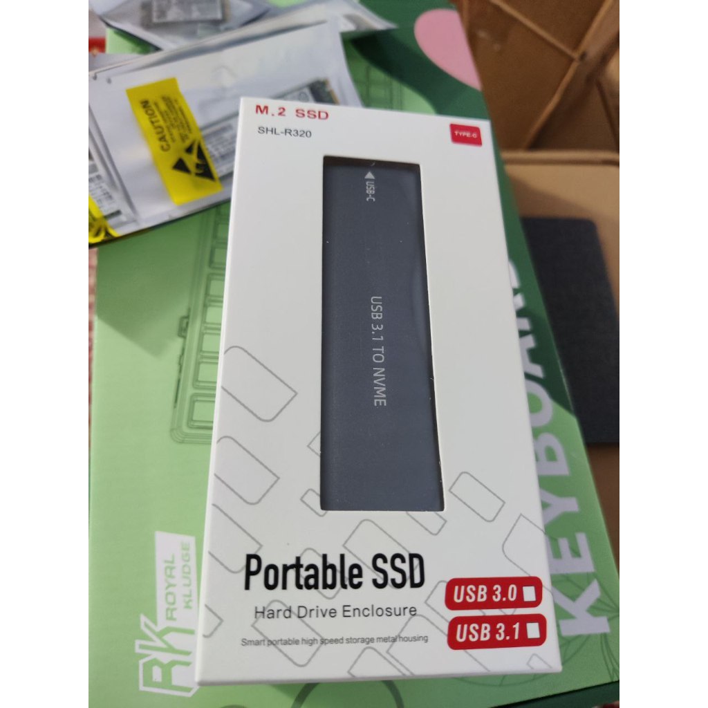 Box ssd nvme to usb 3.1