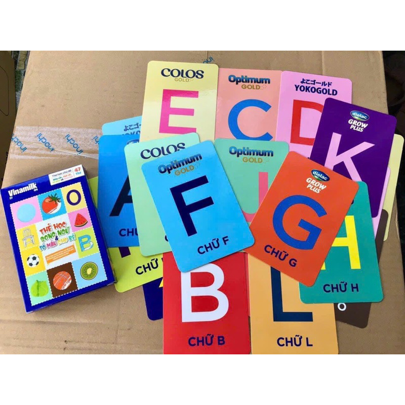 Bộ thẻ học và tô màu cho bé