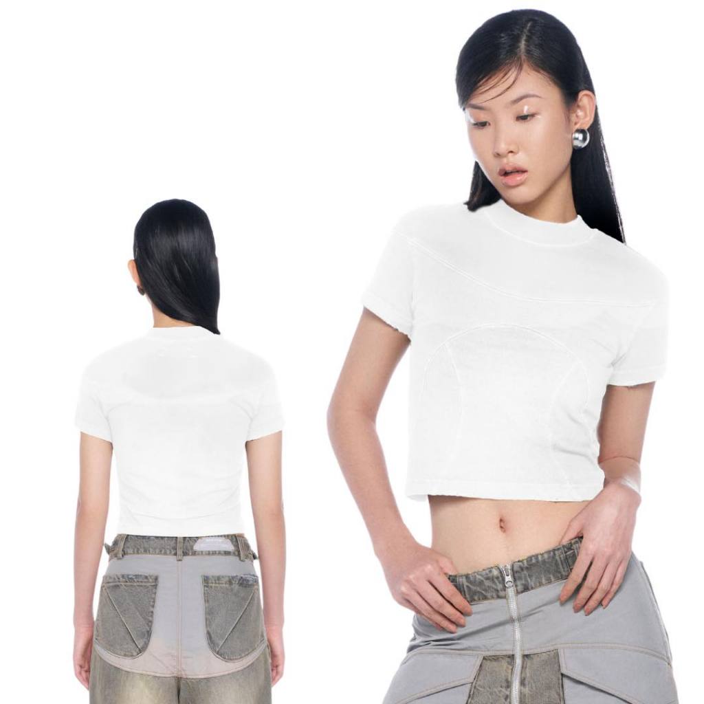 Áo Thun Nữ Wmns Beuter Blank White Reconstruction T-shirt