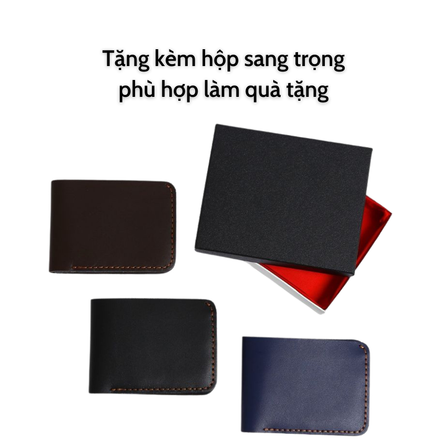 Ví Nam Đẹp Mini Phong Cách Thời Trang Đơn Giản Năng Động, Bóp Da Độ Bền Cao - CM25