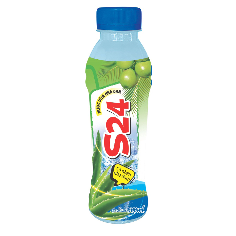 Nước dừa nha đam S24 chai 500ml
