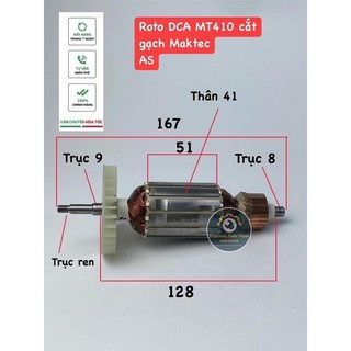 Rô to 410 dca - rô to máy cắt gạch mt410