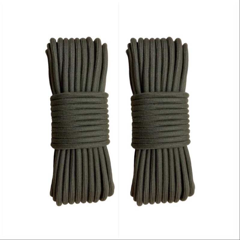 10 mét - Dây dù 4.5mm 30% cotton + 70% pp có lõi đẹp, rất chắc chắn dùng làm macrame, căng lều, trang trí, thời trang