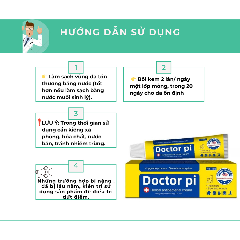 Kem bôi Doctor Pi 1 tuýp