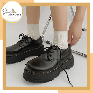 Giày oxford nữ đế cao 4cm chất da đẹp thời trang ShoesParadise 6067