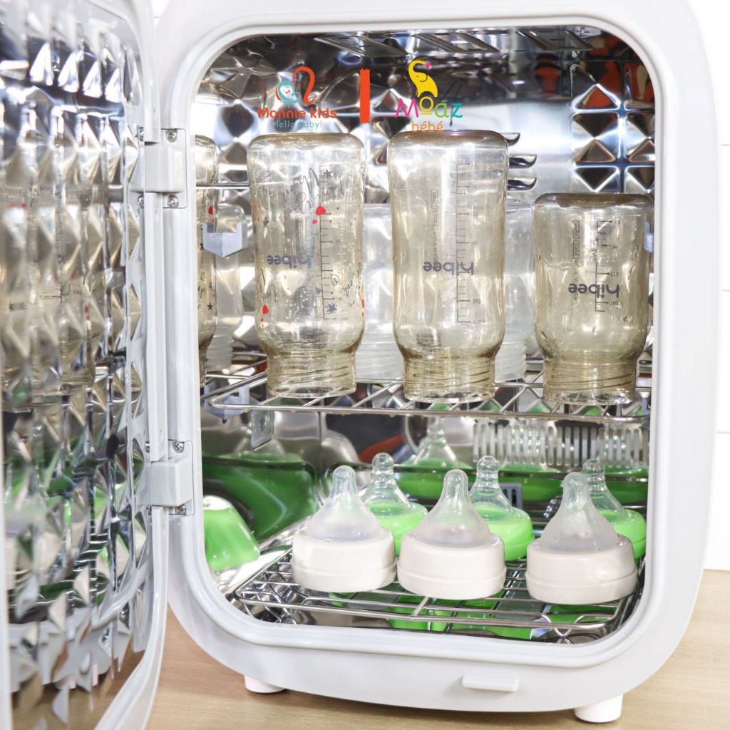 Máy tiệt trùng sấy khô bình sữa UVC ION Moaz BéBé MB072 cho bé - Monnie Kids