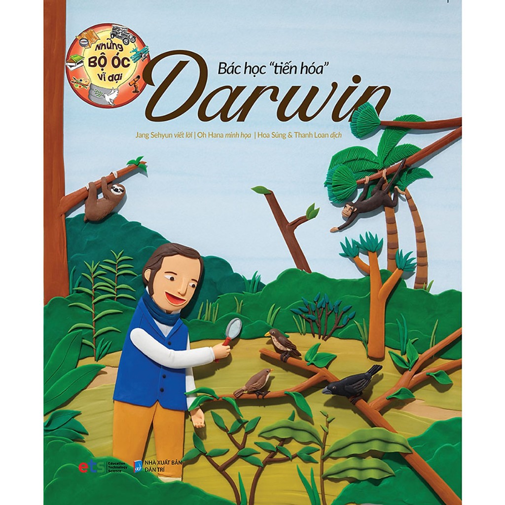 Sách: Lẻ/Combo Những Bộ Óc Vĩ Đại: Darwin + Galileo + Louis + Nobel + Newton - Cùng Nhà Khoa Học Vén Màn Bí Ẩn Nhân Loại