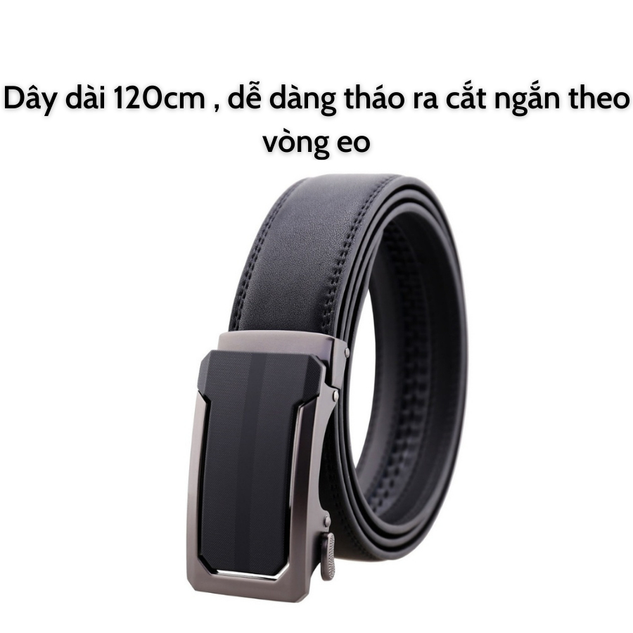 Thắt Lưng Nam Da Bò Thật Khóa Tự Động Cao Cấp Sang Trọng - TL22
