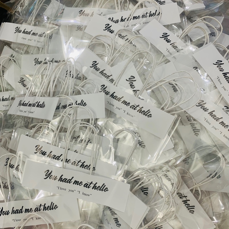 Túi Bóng Kính Trong Suốt Đựng Hoa Len, Hoa Sáp , Hoa Tươi nhiều size