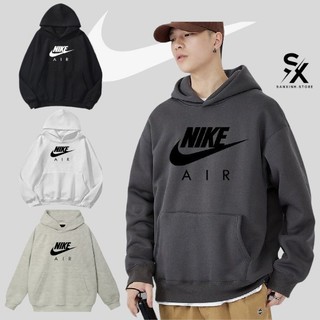 Áo hoodie Nike Air chính hãng mũ zip basic form rộng nam nữ unisex, khoác nỉ hoodie basic oversize